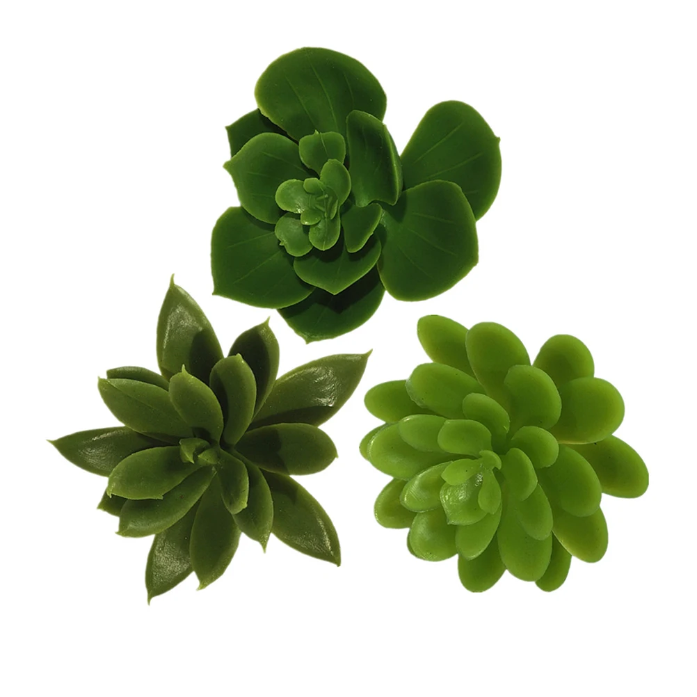 3 шт. суккулентные палочки Снежный Лотос Декор Искусственный суккулент украшение