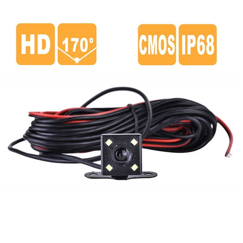 Автомобильная камера заднего вида с углом обзора 170 градусов водонепроницаемая