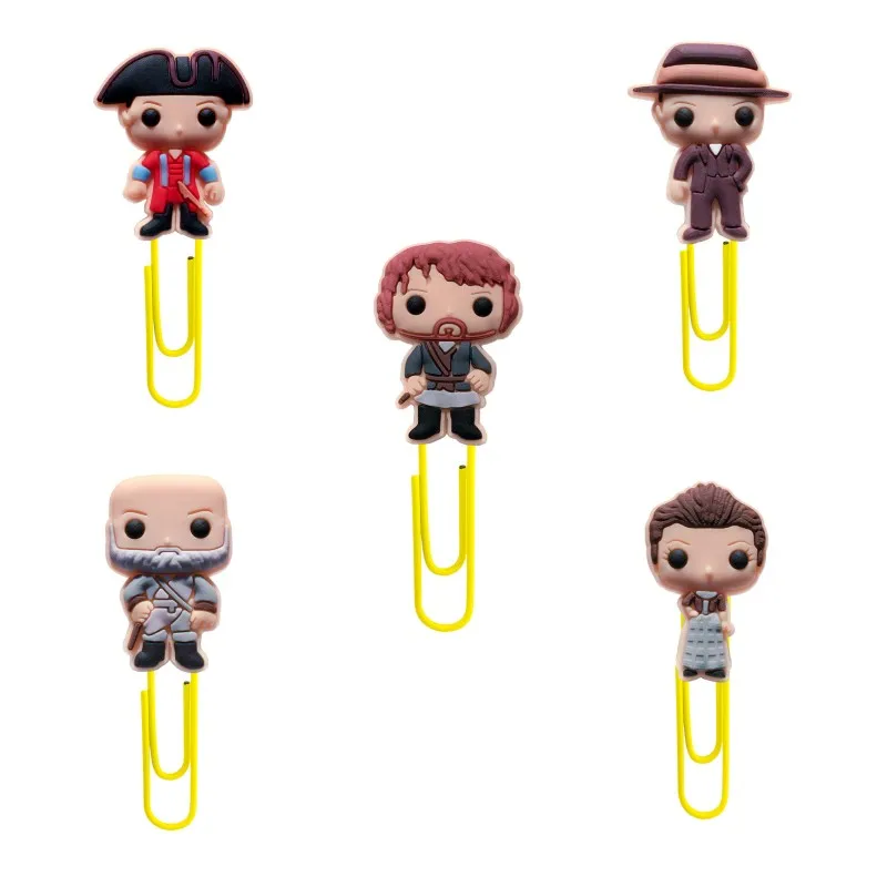4076 25pcs 25 шт Outlander Bookmarks для книг Фэнтези бумажные зажимы для студентов учительницы Клэр Джейми закладки для книг держатель страницы детский подарок - Цвет: 4076 25pcs