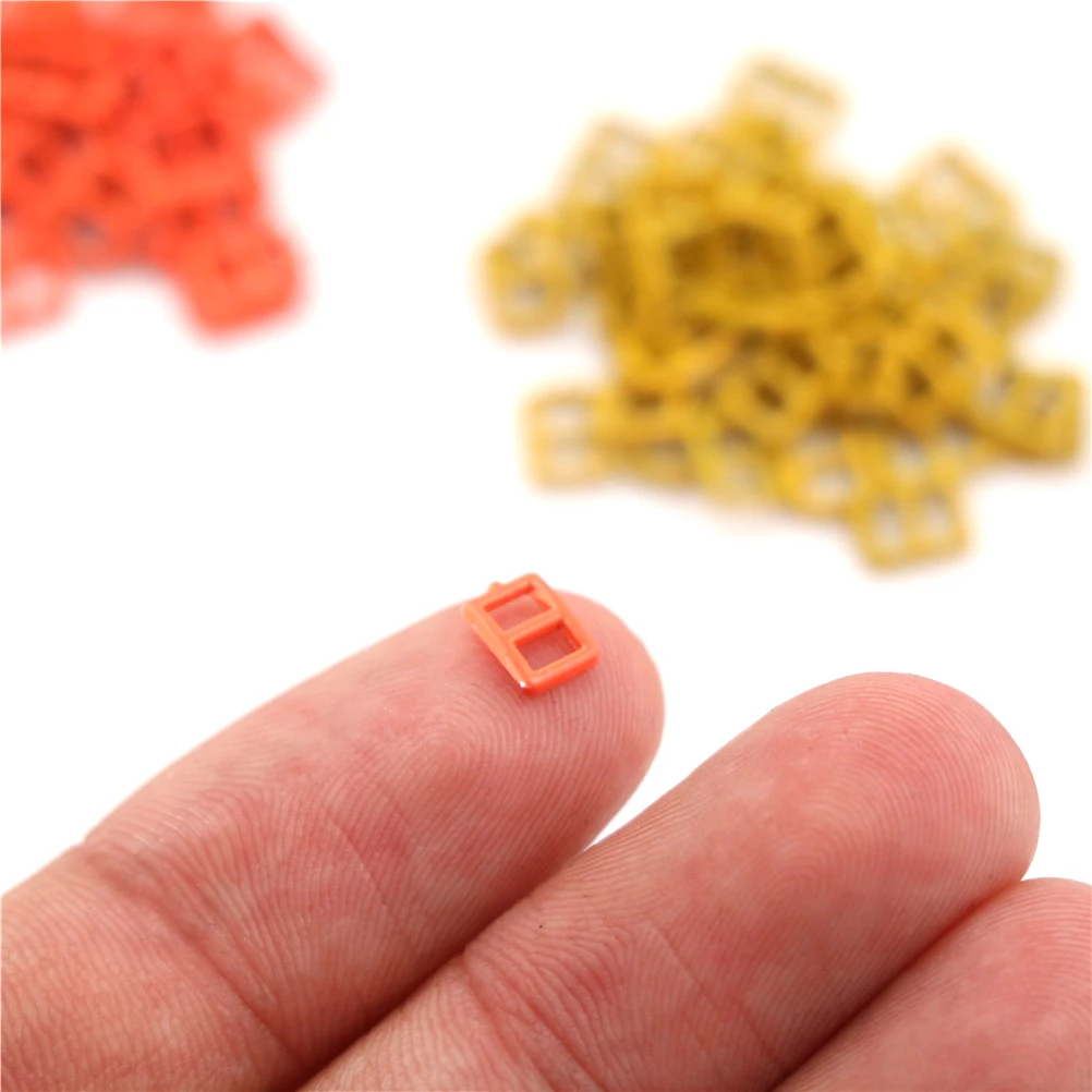 

20pcs mini doll buttons ultra-small Tri-glide buckle doll belt buckle doll shoes buckle blyth doll clothing buckles 3mm