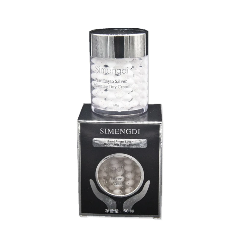 Kin care SIMENGDI для жемчужной кожи PHYTO SILVER Балансирующий дневной крем отбеливающий