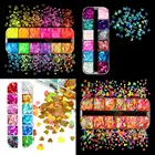 1 коробка, блестки, полимерная форма, наполнитель для дизайна ногтей, поделки, буквы, звезда, блестки, сделай сам, наклейки для ногтей, Декор, УФ-смола, наполнители, инструменты для изготовления ювелирных изделий