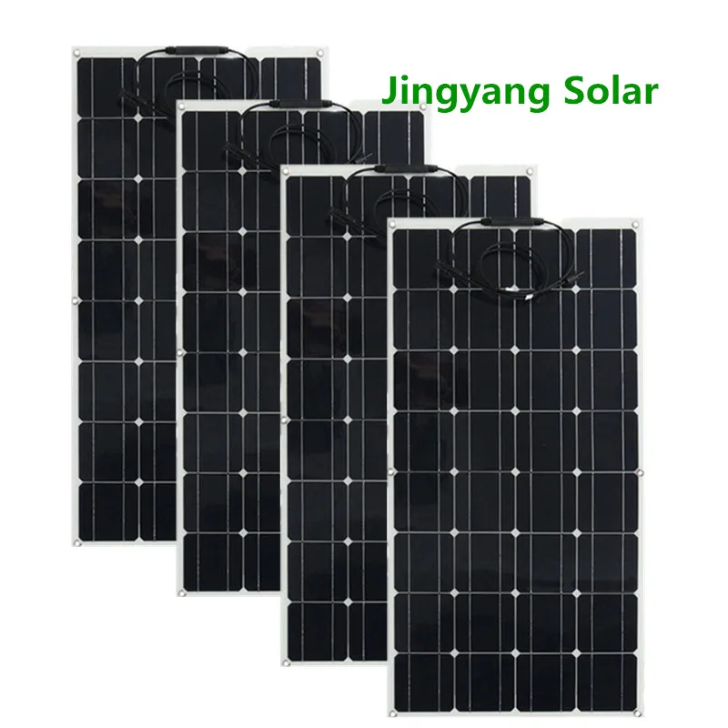 400W 200W 300W solar panel 100w panel solar thin film flexible solar panel Monocrystalline Solar Cell for Car/RV/boat