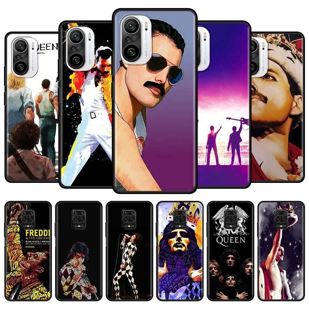 Чехол для телефона Xiaomi Redmi Note 9 8 10 Pro 9T 9S 8T 7 10Lite Coque redmi 9C 9A 8A Capa Freddie Mercury Queen Team |