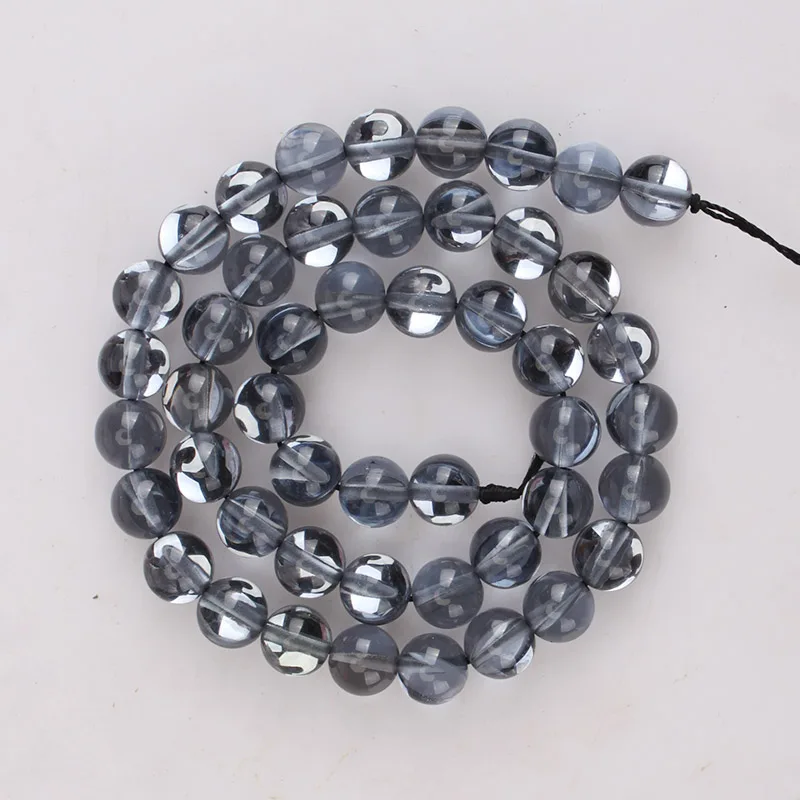 Labradorite Austria Crystal Silvery Gray Moon Stone Round Beads 6 8 10 12MM Fit Diy Handmade Jewelry Making Wholesale | Украшения и
