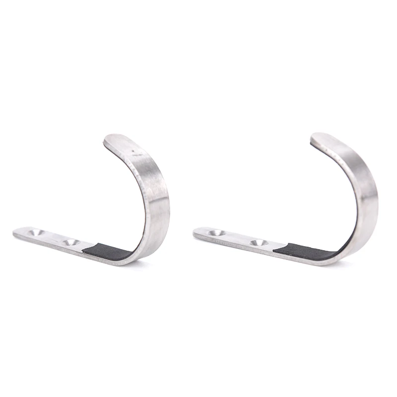 1 пара настенное крепление для пистолета из нержавеющей стали полка хранения с J