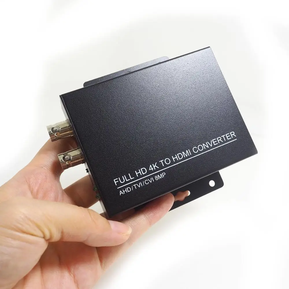 HDMI конвертер адаптер Full HD 4K 1080P 8MP BNC преобразователь видеосигнала HDMI монитор HDTV DVRs конвертировать TVI CVI AHD видео сигнал