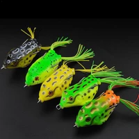 lure fishing bait fishing snakehead bass jointed trout swim bait frog super frog lure bait simulated pond fishing crank bait