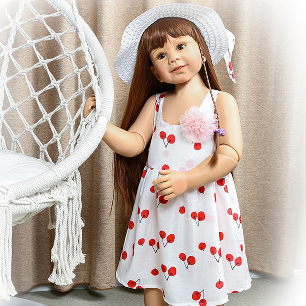 Кукла Reborn Baby Doll 87 см 34 дюйма силикон цельное тело Детская жизнь игрушки для детей |