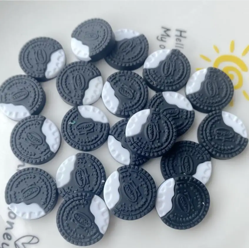 cute stars heart smile cookies bowknot flatback resin cabochon diy phonecraft decoration accessories hair bows center free global shipping