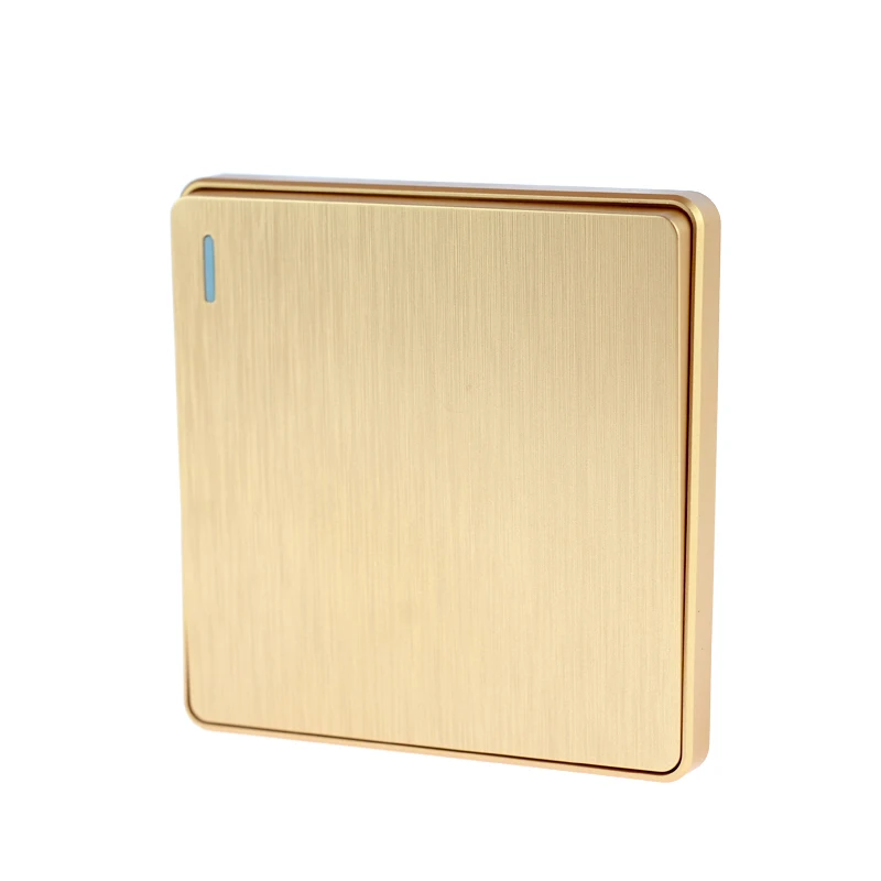 

Золотой настенный выключатель ATLECTRIC 1-4 Gang 16A 250V