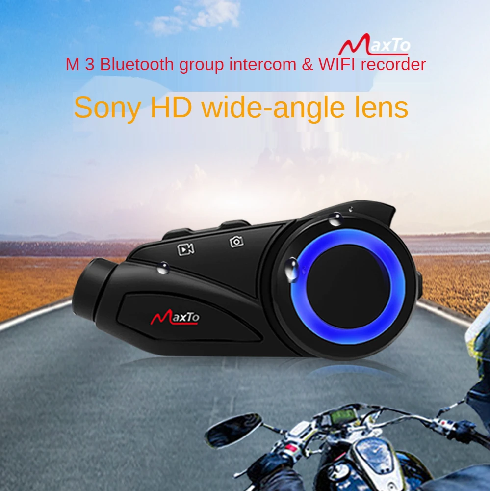 

Новинка, мотоциклетный шлем, Bluetooth-гарнитура, рация, HD-камера, диктофон для вождения, аксессуары для мотоциклетного шлема M3