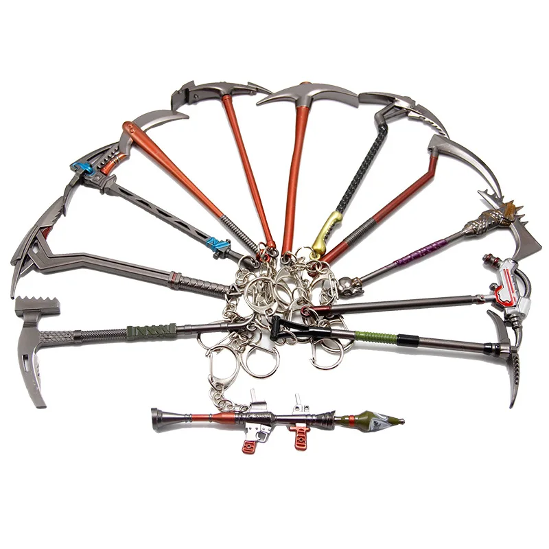 12 см модель оружия брелок Металлический серповидный человек автомобильный Airpords