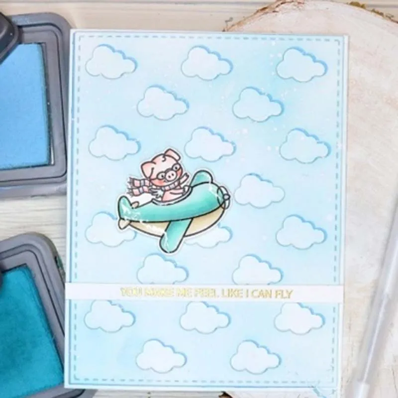 Металлические штампы для вырезания облаков фоновая вырезанная форма украшения