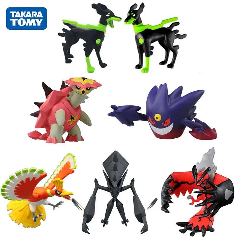 Takara Tomy Покемон Аниме Хо-о некрозма ивельтал генгар туртонатор Zygarde фигурка игрушки мультфильм Покемон фигурка кукла подарок