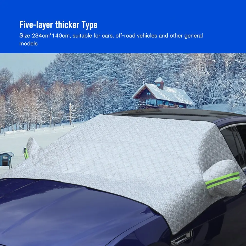 Зимнее лобовое стекло для автомобиля защита от солнца снега мороза пыли Стайлинг