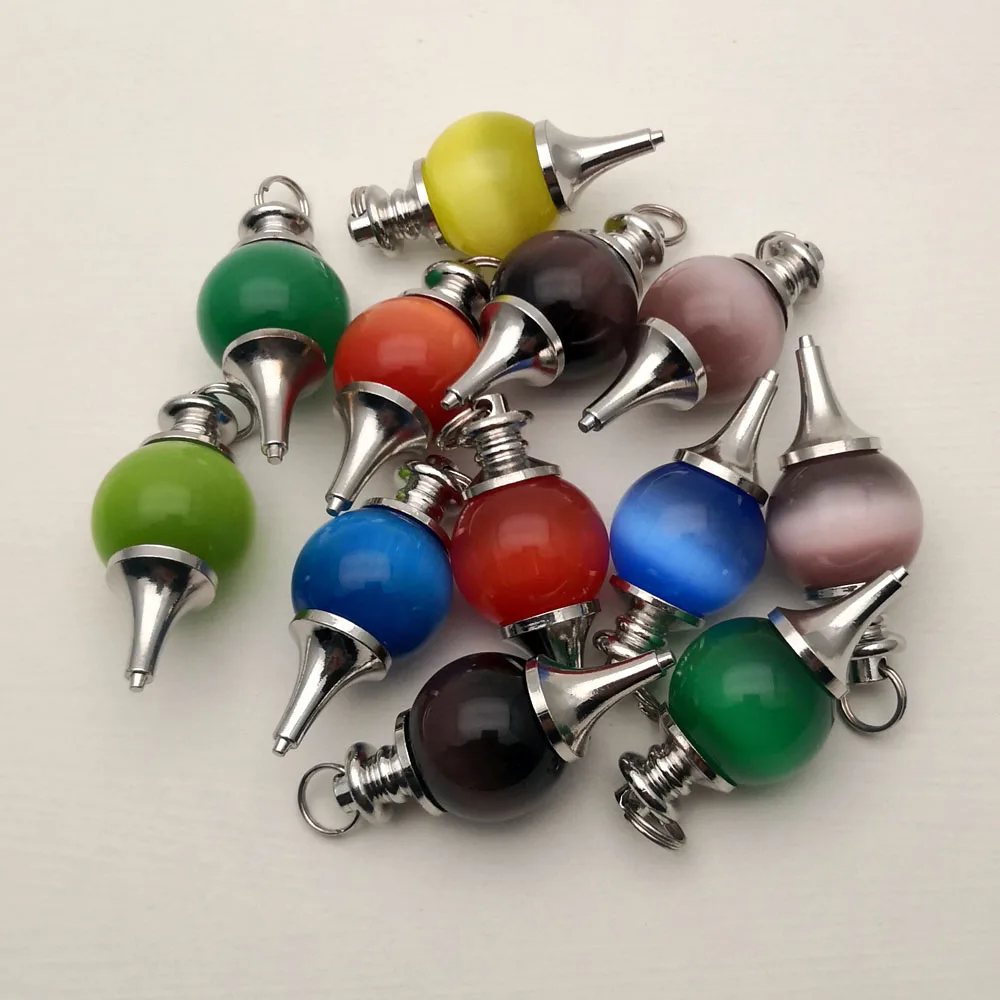 Модный кулон &quotкошачий глаз&quot 12 шт. Балансирующий рейки очаровательный камень