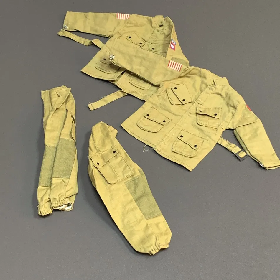 2 костюма 1:6 масштаб WW2 США 82nd Airbone Пиджаки и брюки униформа для Gi Джо бби 21 век