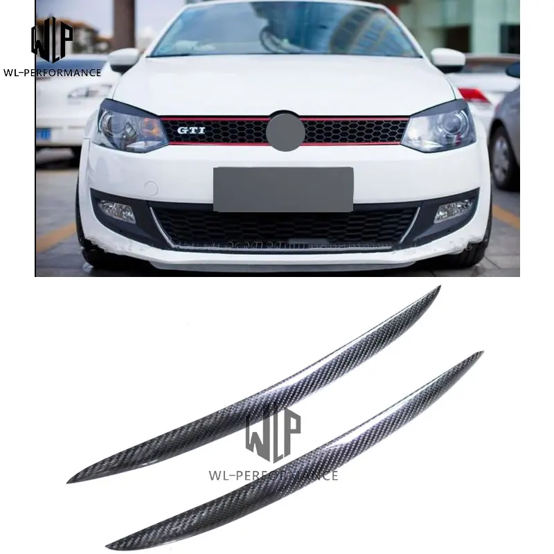 Golf 6 MK6 передняя лампа наклейка на козырек кузова накладка фары век автомобильный