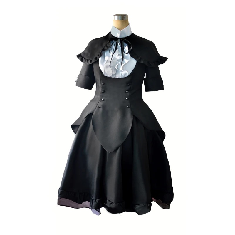 Аниме Puella Magi Madoka Magica Cos косплей костюм Akemi Homura Мультфильм Хэллоуин для девочек