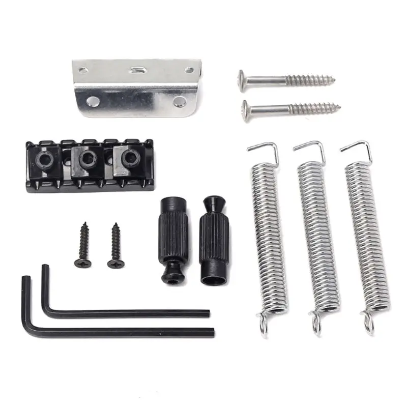 Floyd Rose Double Locking Tremolo System Bridge for Electric Guitar Parts Black | Спорт и развлечения