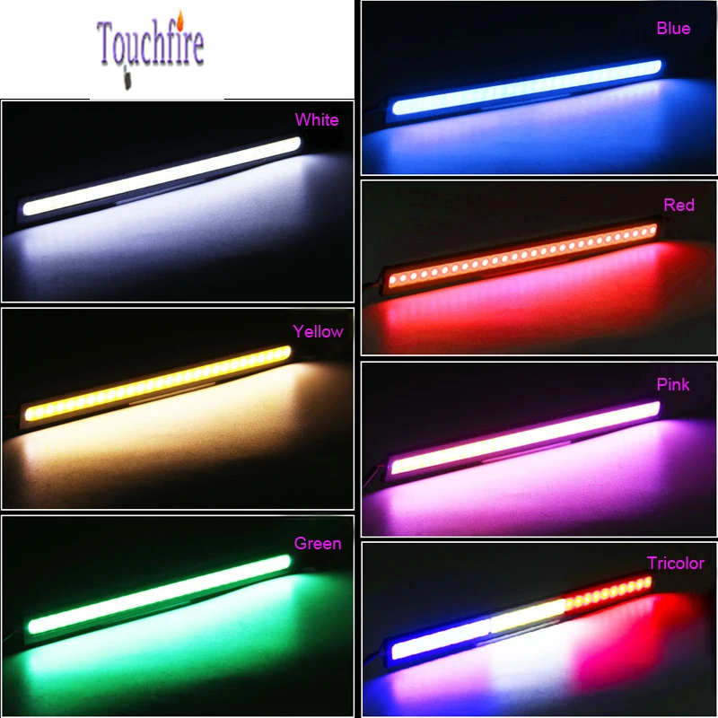 10 шт. 17 см Водонепроницаемый Универсальный светодиодный автомобильный DRL COB лампа