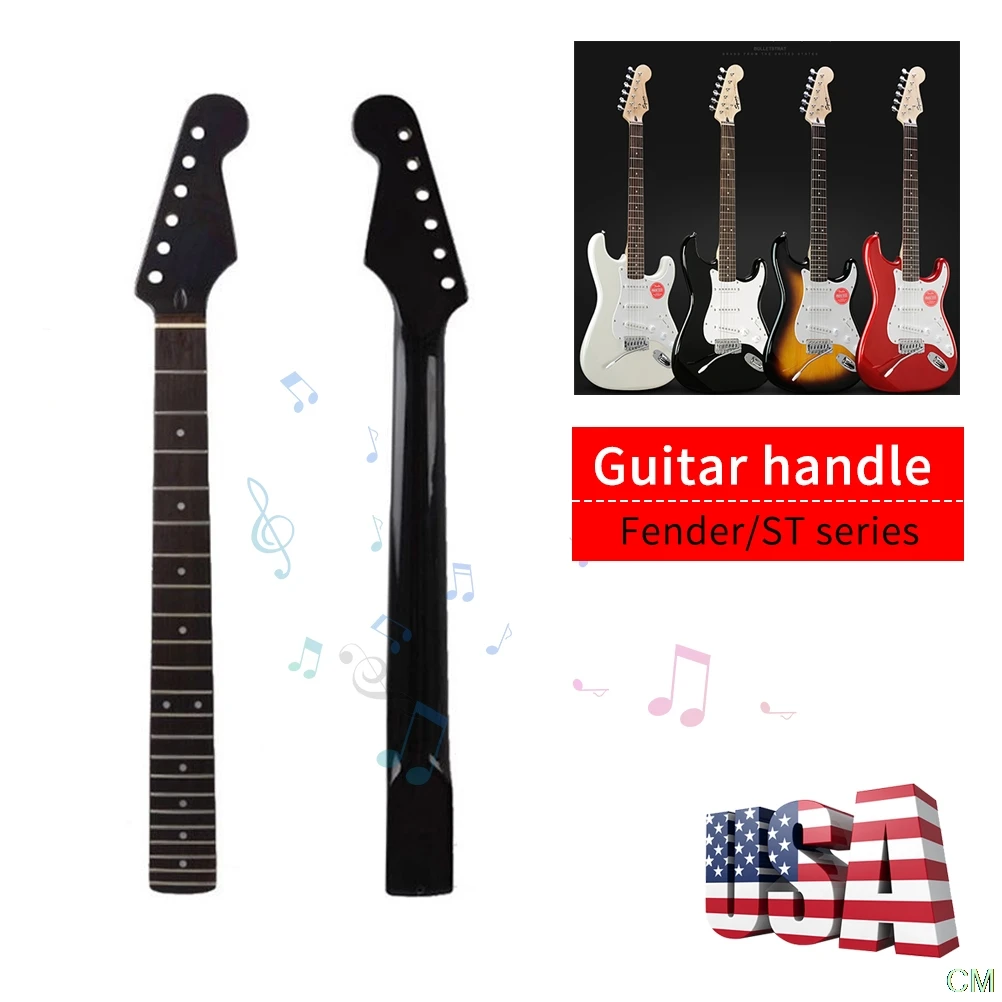

New Electric Guitar Neck 22Fret Gig Headstock Maple wood Reverse Head.Dot Inlay