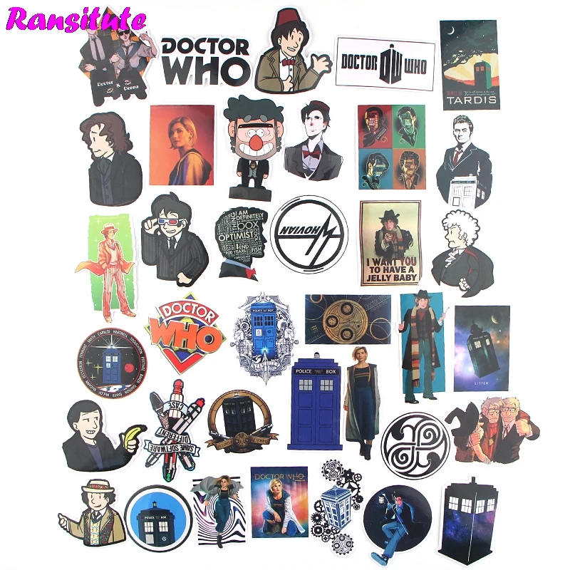 35 шт./компл. креативная индивидуальная наклейка для ноутбука скейтборда багажа