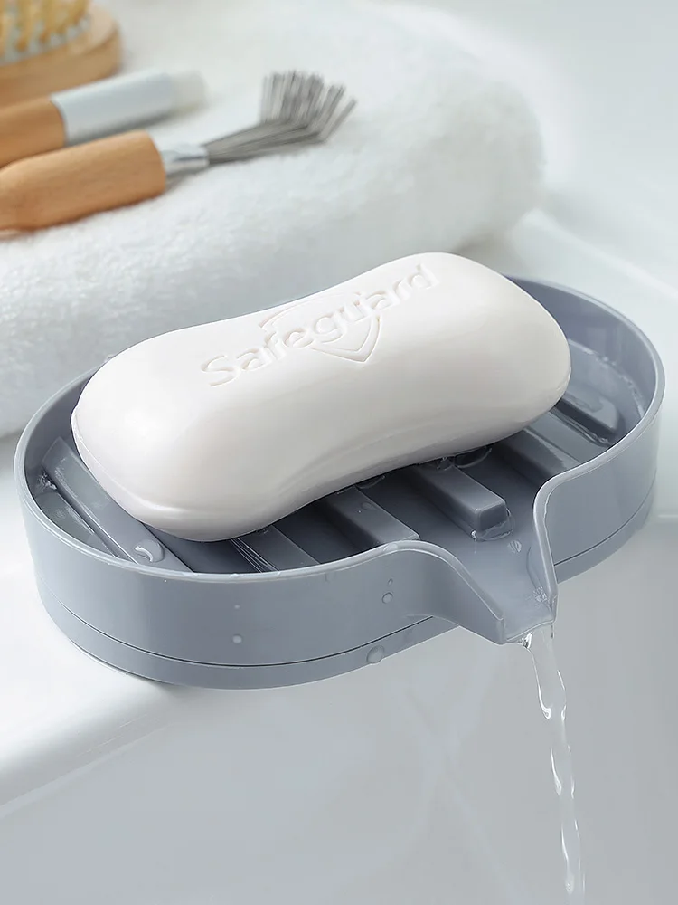 

Soap box creative drain bathroom toilet laundry soap box rack student dormitory with wash soap tray