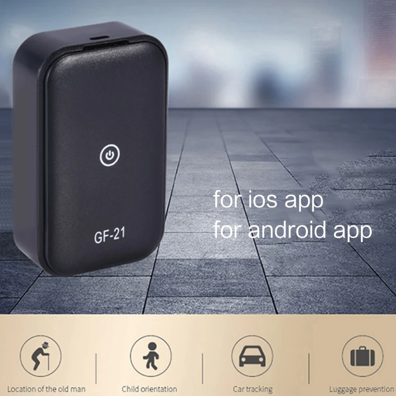 

GF21 Mini GPS Real Time Car Tracker Anti-Lost Device Voice Control Recording Locator High-definition Microphone Positioning G8TE