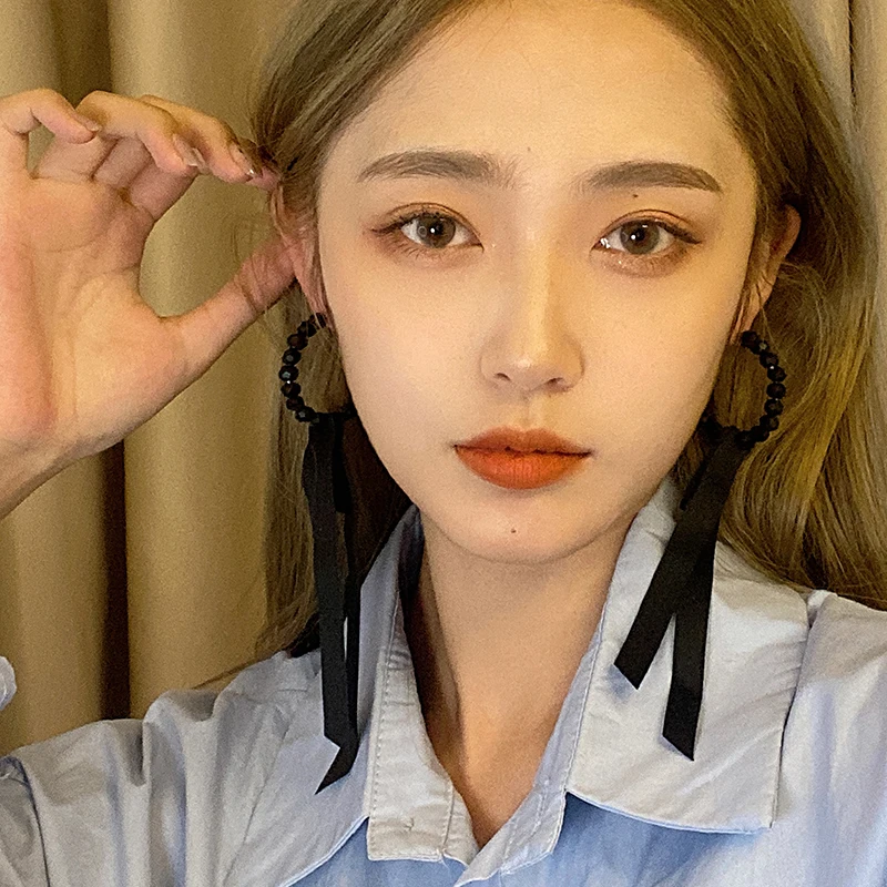 Высококачественный чувственный браслет из бисера круглые черные хрустальные