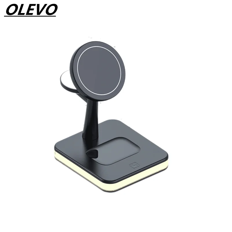 

20W Magnetic Wireless Charger Mobile Phone Bracket For Apple iPhone 13 Xiaomi Huawei Watch Headset 4-In-1 Fast Charging Base