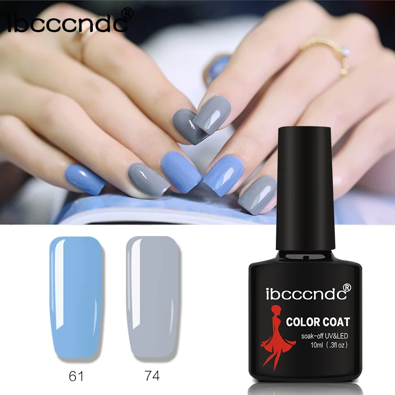 Модный Гель лак УФ светодиодный 80 Чистый Цвет базовое и верхнее покрытие для