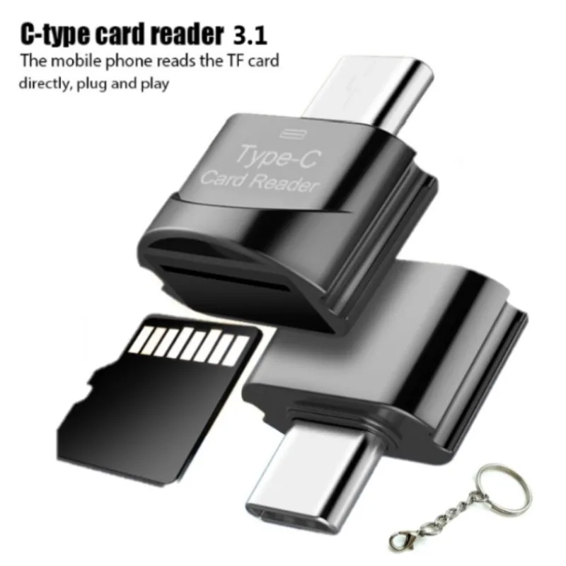 

USB 3.1 High Speed OTG Type-C Card Reader USB-C TF Micro SD Adapter TF Micro-SD Otg Phone Adapters micro sd card reader mini