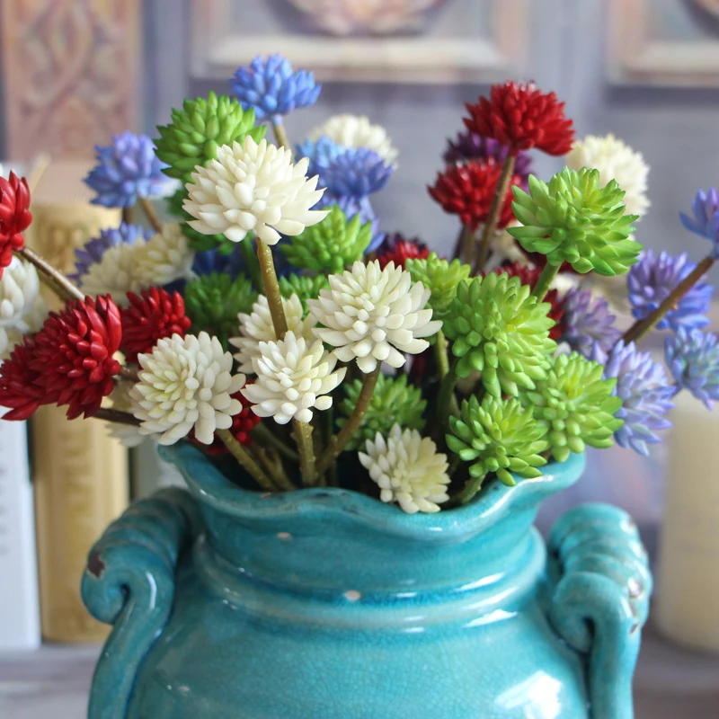Hot Sale Succulents Artificial Flower Display Handmade Wedding Decoration Garden Outdoor Convenient | Дом и сад