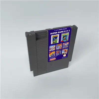 Игровой картридж Super 8 в 1 Castlevania 2 Mega man 3 4 5 6 - 72 Pin bit | Электроника