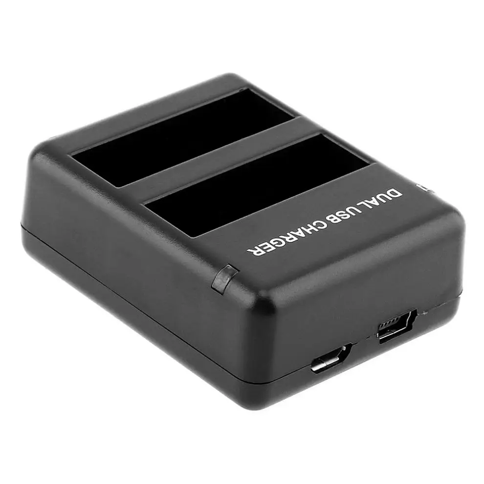 Батарея USB двойное зарядное устройство AHDBT 401 двойной порт для Gopro Hero 4 HERO4 черный