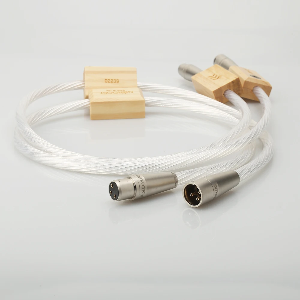 1 пара Hi Fi серебристый вспомогательный соединительный XLR кабель для усилителя CD