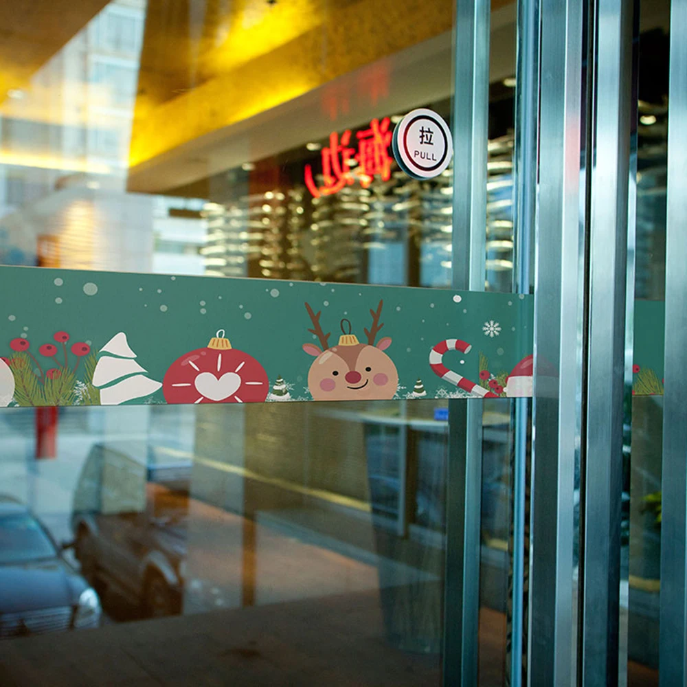 

X 0 см новогодний и Рождественский домашний декор, настенная наклейка, съемная наклейка «сделай сам», самоклеящаяся Водонепроницаемая Рожде...