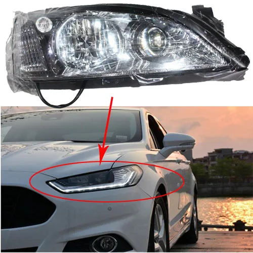 

Headlights For Car FORD MONDEO MK3 III 2004-2007 DRL Daytime Running Lights Head Lamp LED Bulb Fog Lights Car Accessories