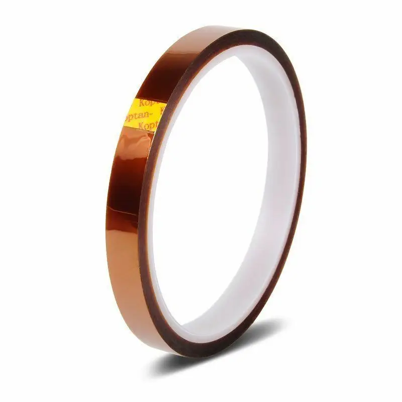 

1 Roll width 5mm/10mm/20mm EMI Shielding Heat Resist Tape High Temperature Resistant Tape Gold Finger Plastic Insulating Tape