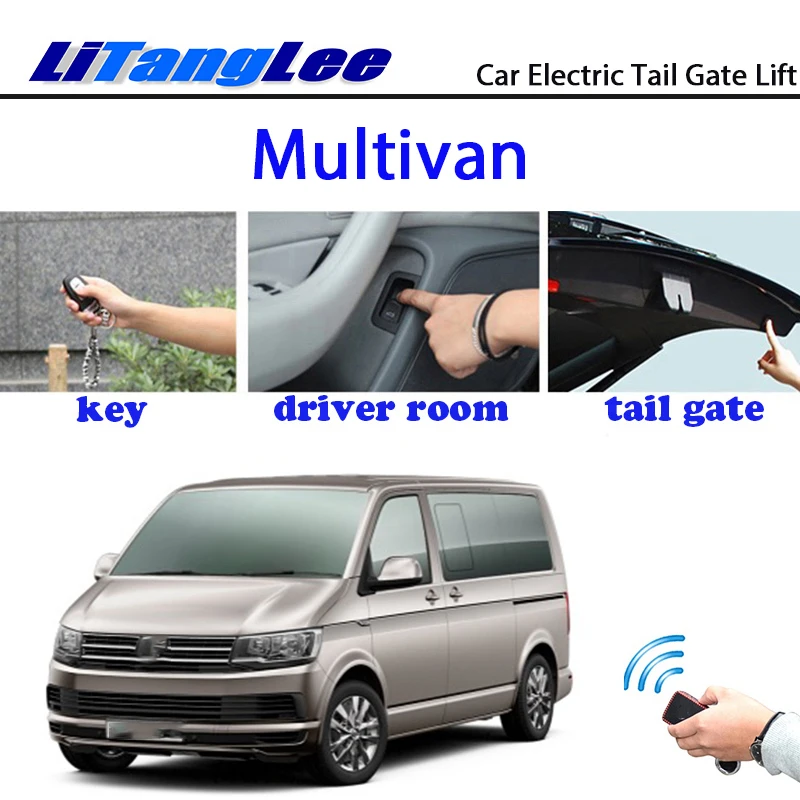 

LiTangLee Car Electric Tail Gate Lift Tailgate Assist System For Volkswagen For VW Multivan 2012~2016 Remote Control Trunk Lid