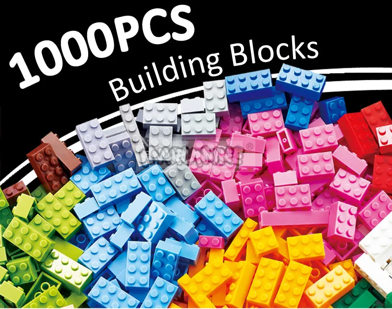 MARUMINE 1000PCS построить кирпичи совместим с Decool просветить блоки пиксель куб для