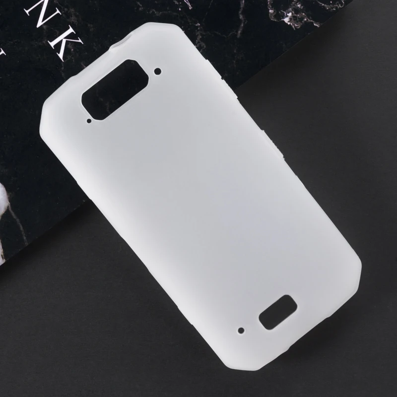 White TPU Чехол из искусственной кожи чехол для Blackview BV9500 Pro флип-чехол для Blackview BV9500 бизнес-Чехол Мягкий силиконовый чехол - Цвет: White TPU