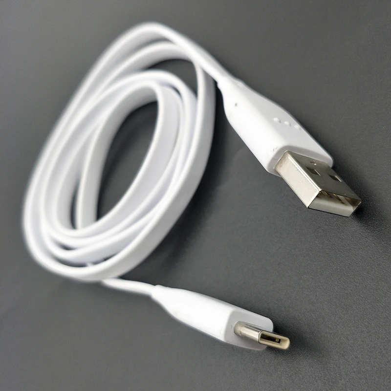 New For LG 100CM Type C Cable White Fast Charging USB 2A Data Sync Line for V30 V20 V30+ W30 W10 K50 K40 Round Flat Cord | Мобильные