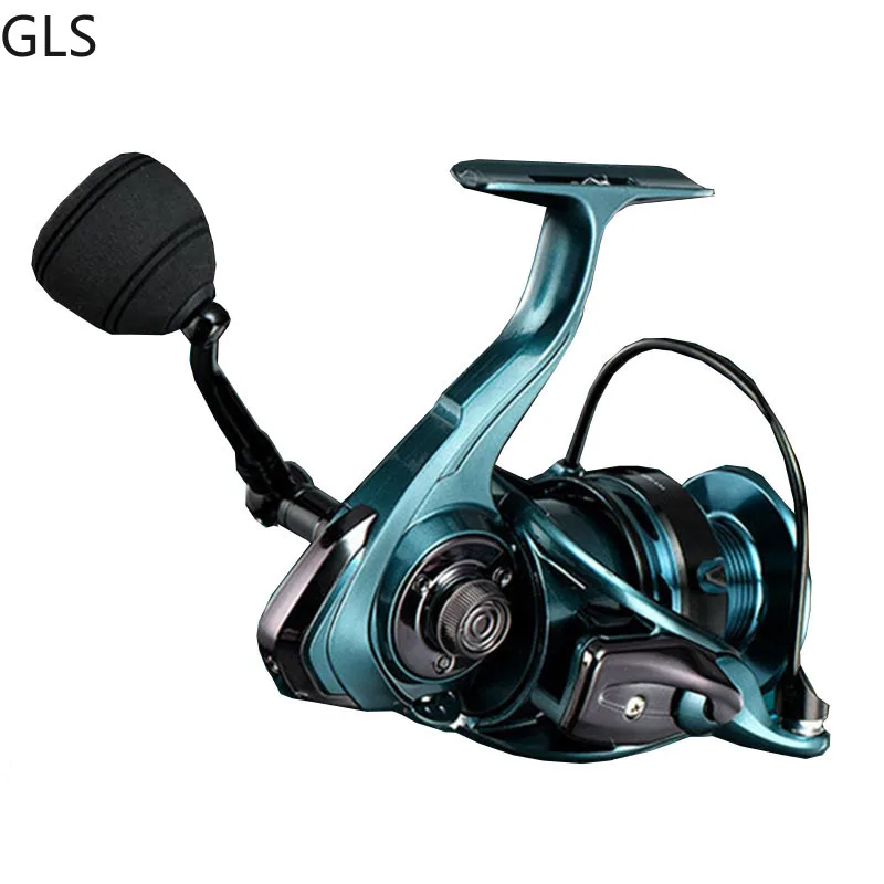 

1000-7000 Spinning Reel Max Drag 15.5kg 5.2:1 /4.7:1 High Speed Metal Spool Saltwater Freshwater fishing reels Pesca
