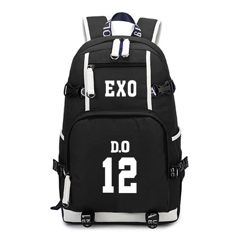 Kpop EXO рюкзак подростковый школьный модные школьные рюкзаки детские дорожные для
