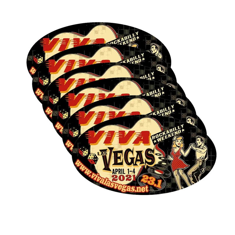 Viva Las Vegas Rockabilly Weedkend креативные автомобильные стикеры DIY пользовательский принт аниме Водонепроницаемая наклейка JDM Van Bike внедорожный RV