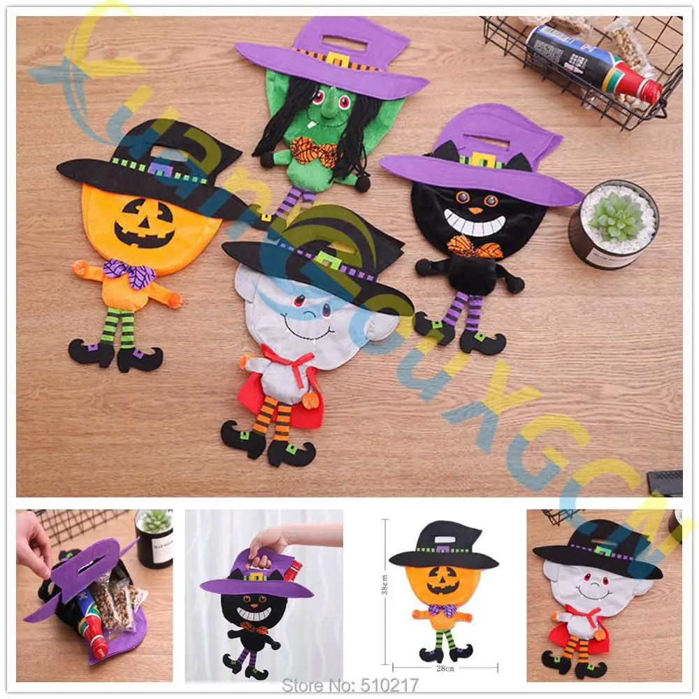 

1pcs Halloween pumpkin Packing Bag Biscuit Candy Bags Gift Packing Birthday Party Decoration Dessert Snack Cookie Candy Bar Bag