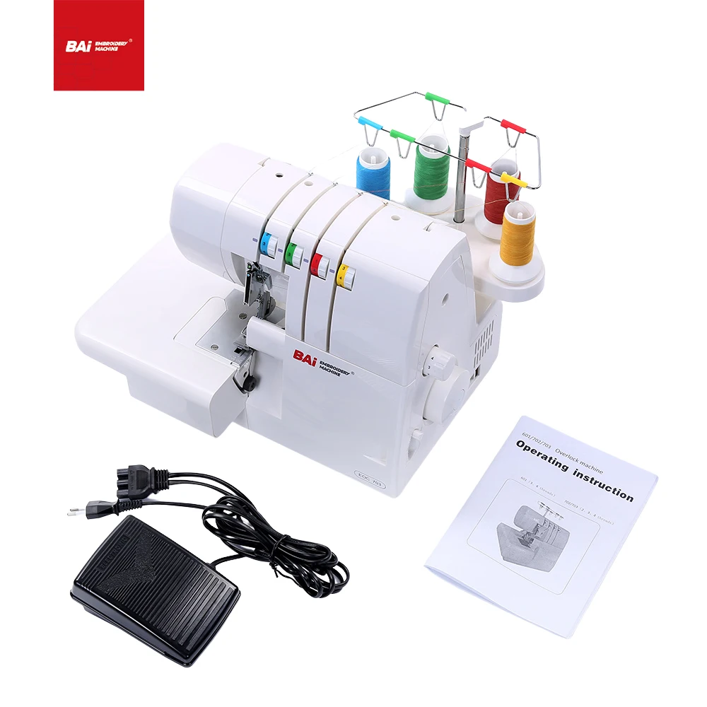 

Bai Household Sewing Machines For 3/4 /5 Threads Convertible Sewing Machines